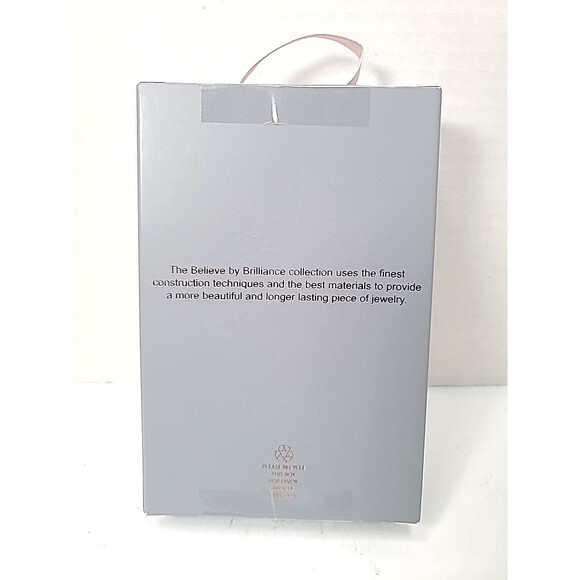 Believe by Brilliance Silver Plated with Cubic Zirconia Hair Comb w/Flowers - Picture 2 of 4